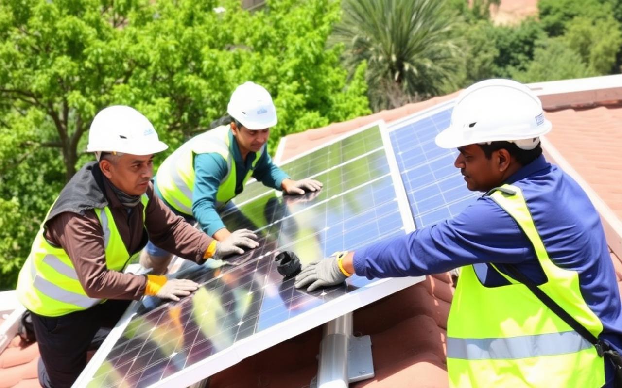 Green Jobs training at an Eduguru India centre